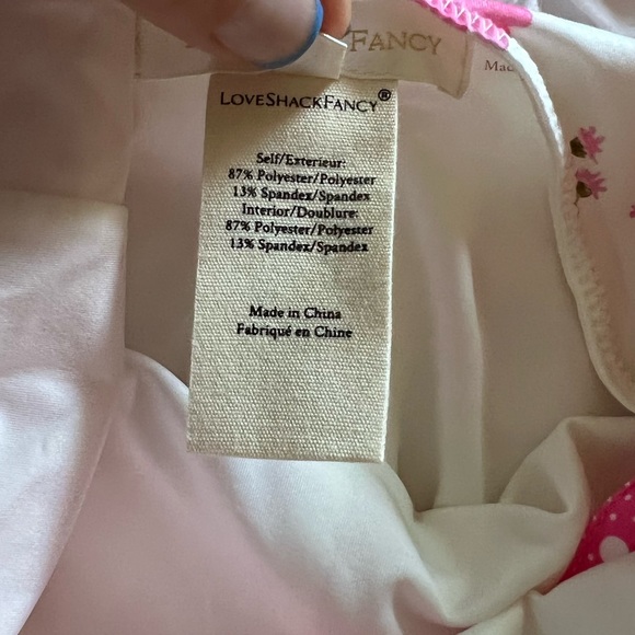 {LoveShackFancy} Brand New Shailee One Piece Swimsuit - Picture 10 of 11